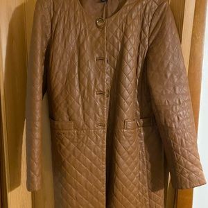 Neiman Marcus leather coat